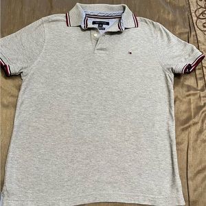 Men’s Tommy Hilfiger polo-style shirt…size XS…grey…used in good condition